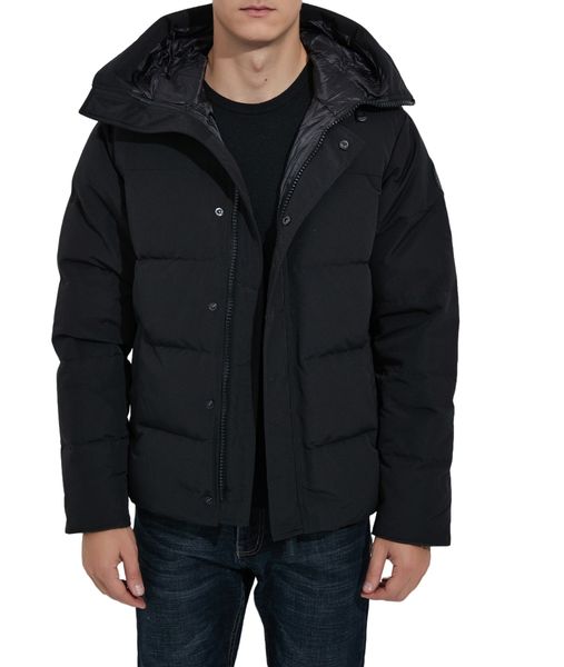 Herren-Daunenparkas, Winter, Outdoor, Freizeit, Sport, Designer-Daunenjacke, weiße Ente, Windschutz, Herren-Parkas, Kragenmütze, hält warm, echte Wolfshaut, Modeklassiker