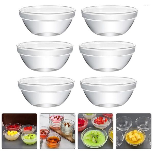 Conjuntos de louça Bozai Bolo Tigela Multiuso Sobremesa Jelly Bowls Pudim Titular Vidro Mousse Armazenamento Cozinha Gadgets Cristal Óculos