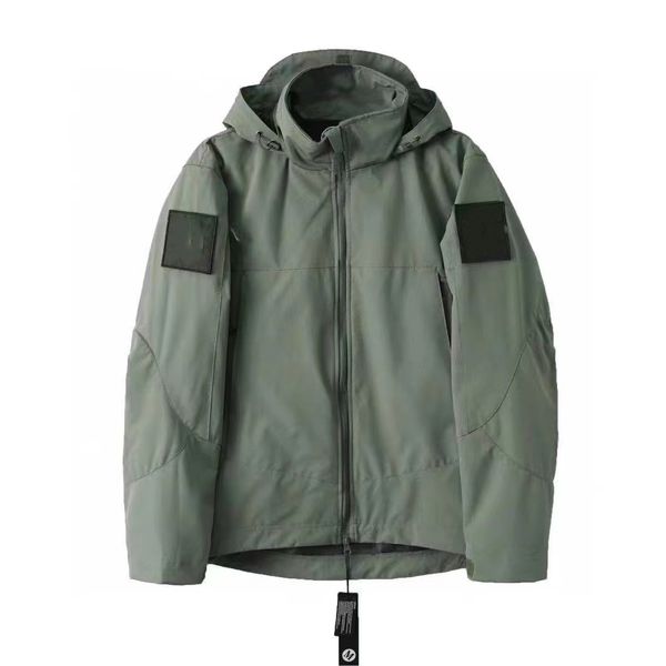 Homens para baixo parkas homens inverno doudoune jaqueta elemento verde do exército qualidade superior com capuz destacável casaco casual preencher branco ganso para baixo casaco n