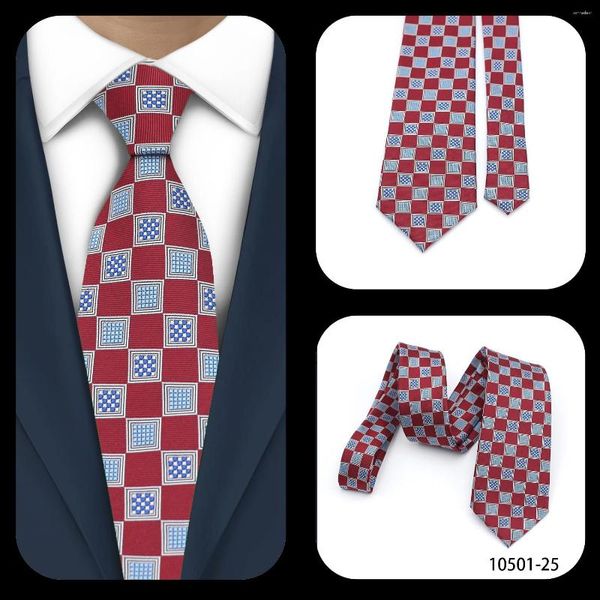 Галстуки-бабочки LYL 8 см, красный квадратный галстук, модный оптовый галстук с принтом, свадебные аксессуары, мужской, социальный, для групповой вечеринки, офиса