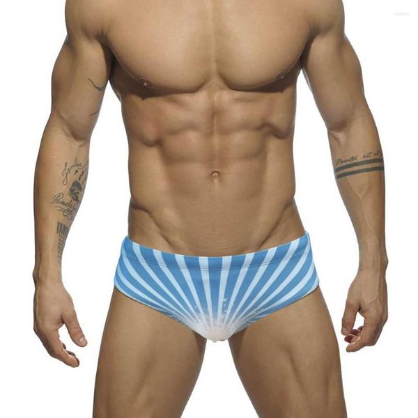 Shorts masculinos wk39 2023 verão praia sexy cintura baixa homens swimwear piscina natação biquinis surf swimsuits nadar briefs