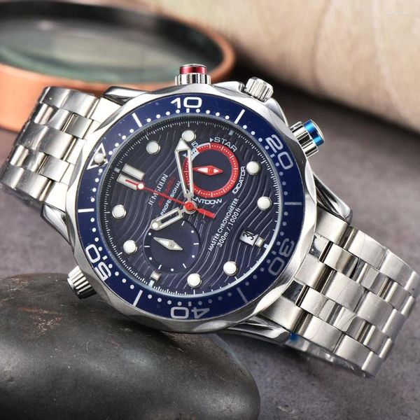 Orologi da polso Orologi da uomo di marca originali Orologi da uomo al quarzo sportivi multifunzione di alta qualità con data automatica