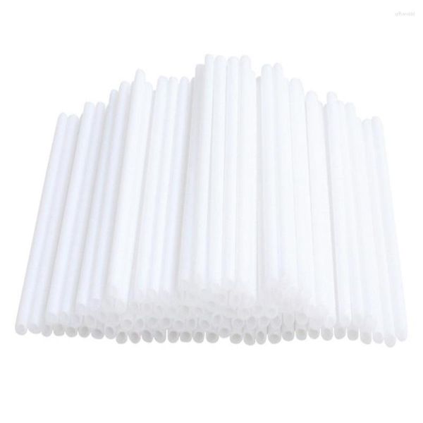 Pişirme Kalıpları 100 PCS Plastik Şeker Kutbu Lolipop Çubukları Diy içi boş mutfak Bakeware Araçları