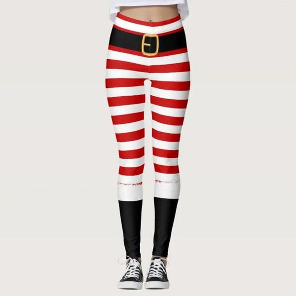 Leggings femininas mulheres gótico punk natal impresso push up calças de halloween jogger calças sexy estiramento ano imitação