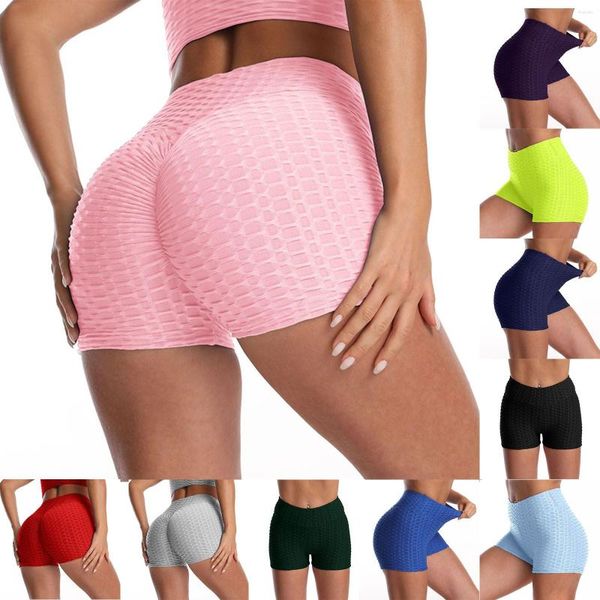 Pantaloncini da donna Donna Atletica Yoga attivo Bottino corto Mini pantaloni Leggings sportivi Abbigliamento sportivo Allenamento Sudore Corsa con