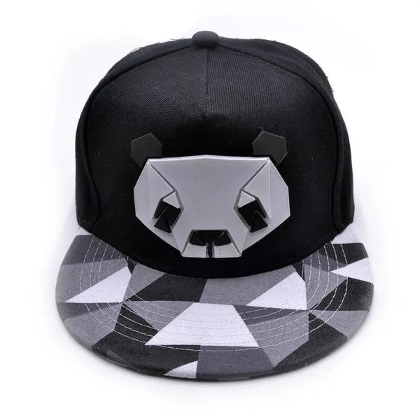 Ballkappen Männer Frauen Gummi Stereo Cartoon Tier Panda Sonnenschutz Baseballmütze Sommer Sport Sonnencreme Hip Hop Einstellbare Baumwollhüte U11 230928