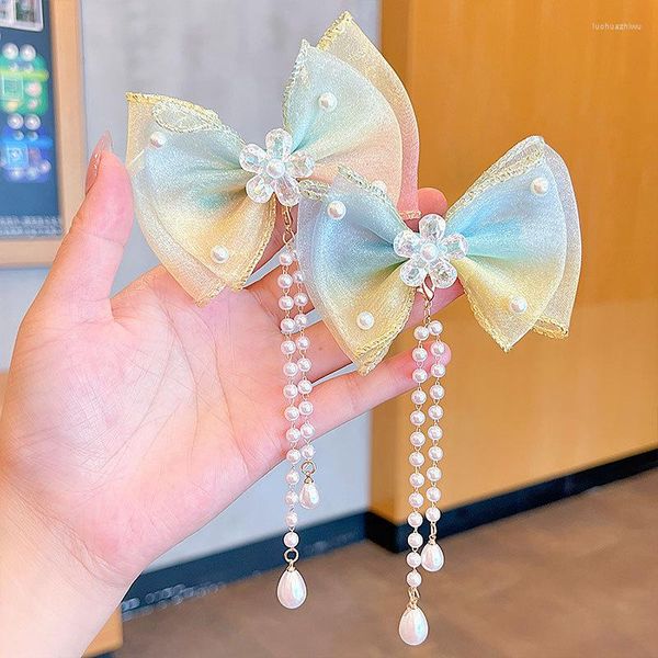 Haarschmuck Mode Super Fee Haarnadel Stirn Kette Mädchen Hanfu Kopfschmuck Alte Prinzessin Schmetterling Seite Haarspangen