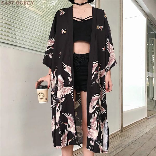 Camicette da donna Camicie Kimono Cardigan Top e camicette da donna Streetwear giapponese Top da donna Camicia lunga estiva Camicetta da donna femminile Abbigliamento donna 230928