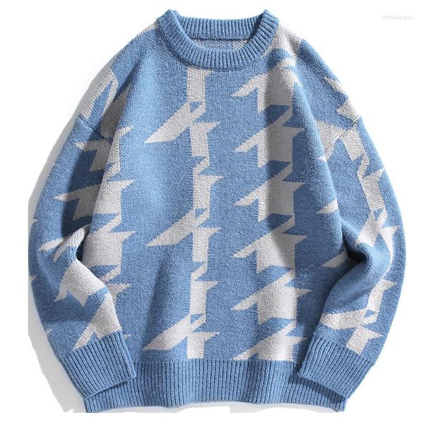 Мужские свитера 2023, свитер в осенне-зимнем стиле с круглым вырезом, утепленный трикотаж для мальчиков, повседневная теплая внутренняя одежда, рубашка для пар