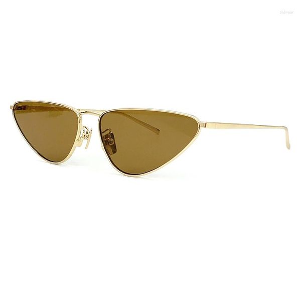 Sonnenbrille Retro-Katzenauge weiblich High-End-Mode Strandspiegel Outdoor-Reisen Camping Sommer