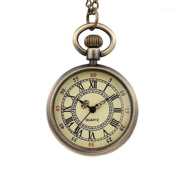 Nouveau reloj hombre hommes montre Vintage cadran rond Quartz petite montre de poche classique échelle romaine poche relogio masculino1275j