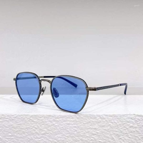 Солнцезащитные очки Matsuda M3101 в тонкой оправе 140S для мужчин и женщин, классические дизайнерские очки, очки высшего качества, очки ручной работы, очки премиум-класса