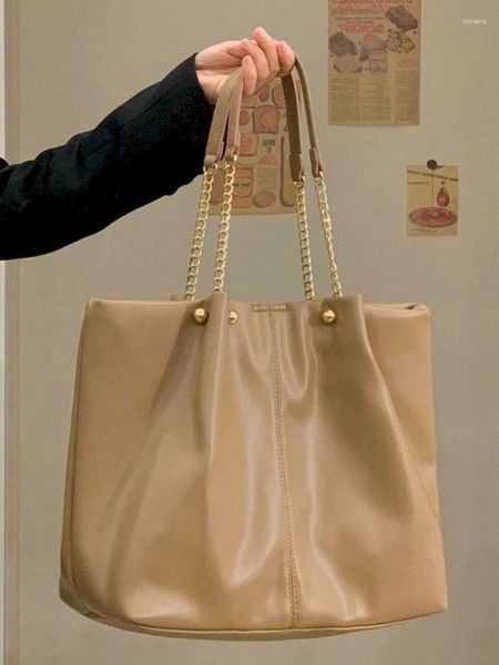 Marsupi Foufurieux 2023 Pu Leather Borse semplici Marche famose Borsa a tracolla da donna Casual Big Tote Vintage Ladies Crossbody