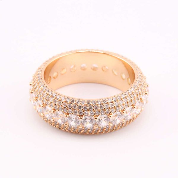 Preço de fábrica por atacado joias personalizadas ice out 925 prata d vvs moissanite joias de alta qualidade anel de moissanite para festa