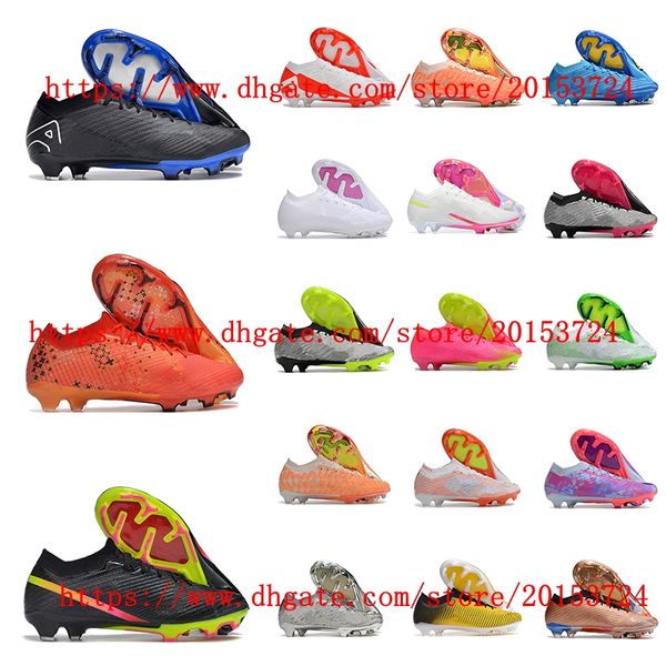 Erkek Erkek Kadın Futbol Ayakkabıları Zoomes Mercurial XV Elite FG Cleats Scarpe Kalsiyo Firması Ground Botas De Futbol Boyut 35-45 Eur