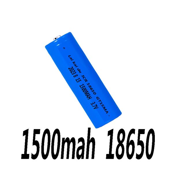 GT15MA 1500mAh Batteria ricaricabile agli ioni di litio 18650 da 3,7 V per batteria da viaggio per torcia a LED
