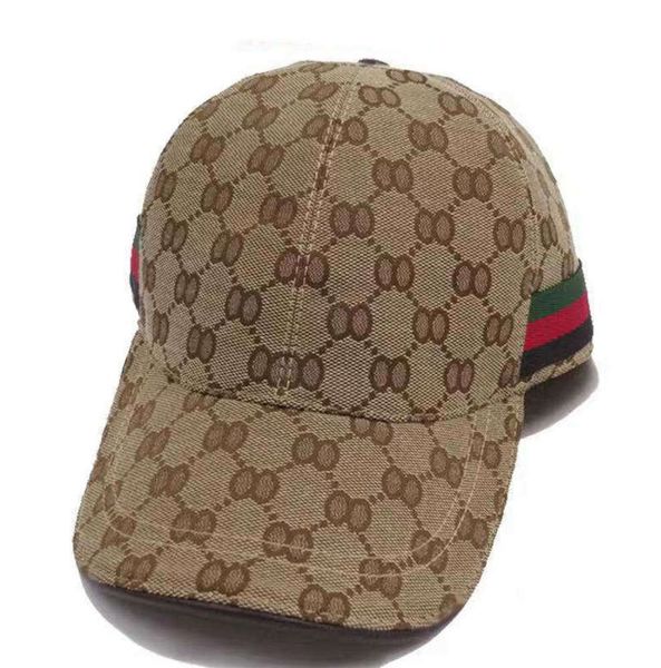 Nuovo stile Mens Canvas Cappello da baseball Designer Berretti Cappelli Donna Berretto aderente Moda Fedora Lettera Stripe Uomo Casquette Beanie Bonnet Ball cap