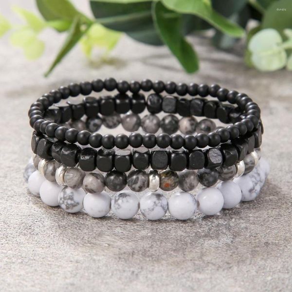 Charme pulseiras homens pulseira conjunto labradorite hematita lava tigre olho envoltório proteção de energia pulseiras pulsera hombre