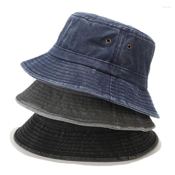 Berretti Cappello a tesa larga Cappello da uomo in cotone traspirante Testa grande Panama Pescatore Uomo coreano Donna Protezione UV Bacino solare Cofano