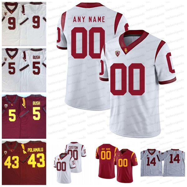 Maglia da calcio uomo USC Trojans Custom1 Gary Bryant Jr. 3 Jordon Addison 4 Mario Williams 13 Caleb Williams 23 Travis Dye 72 Andrew Vorhees Maglie