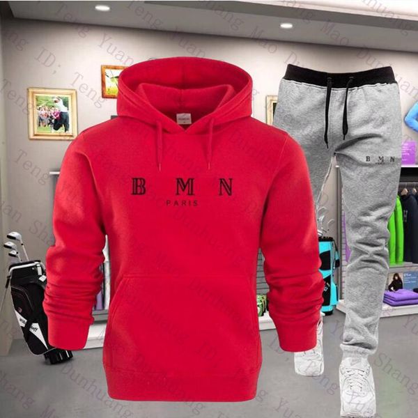 Designer homens tracksuit camisola pantsuit basquete rua moletom treino casual com capuz de manga comprida com capuz e calças homens mulheres jogging terno conjuntos