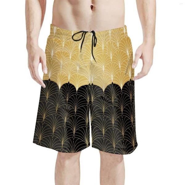 Herren-Shorts, Polynesia Tribe, modisch, atmungsaktiv, Hawaii-Druck, für Reisen, Strand, Laufen, Fitness, Training, Sommer 2023