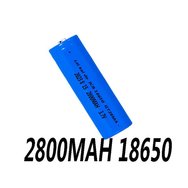 GT28MA 2800 mAh wiederaufladbare 3,7 V Li-Ion 18650 Akkus für LED-Taschenlampen, Reise-Wandladegerät