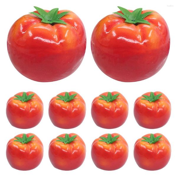 Decoração de festa frutas plásticas imitação tomate casa decorações casa vitrine prop
