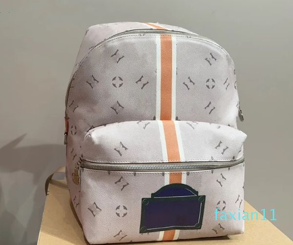 Zaino Discovery da uomo di design di lusso Zaino da esterno da uomo in tela con monogrammi di alta qualità Borsa da libro per ragazzi di grande capacità Custodia per laptop