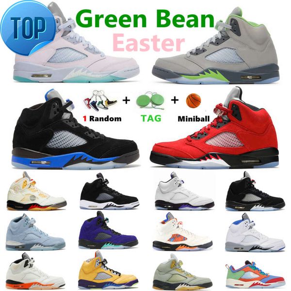 Jumpman 5 Jumpmans 5s Herren-Basketballschuhe Raging Bull Racer Blue Bird Fire Red Stealth Green Bean Easter Alternate Grape Sports Damen-Turnschuhe Trainer6