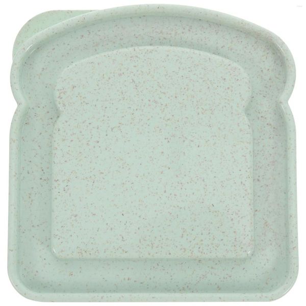 Plates Leakproof Sandwich Box Child Kids Containers Little Lids Sealing Case