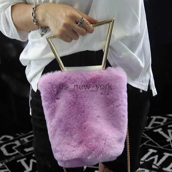 Totes de inverno moda de maneira irregular maça