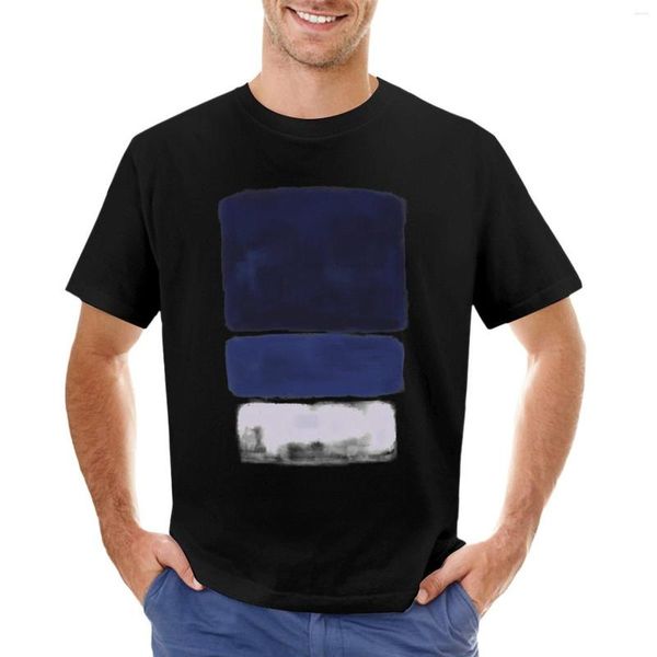 Regatas masculinas Rothko inspiradas #26 camiseta verão top curto roupas masculinas fofas