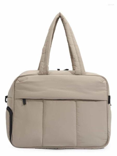 Duffel Bags Designer Luxo Saco de Viagem Grande Capacidade Tog Molhado e Seco Bolsa Senhoras Sapatos Compartimento Bagagem Piquenique Duffle