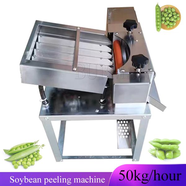 30W Tasarruf Güç Otomatik Peeling Pea Makinesi Sağlıklı Dayanıklı Bezelye Sığınak Fasulye Soya Peas Yeşil Bezelye Peeling Makinesi