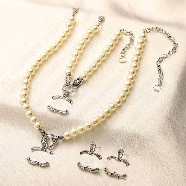 Дизайнерские ожерелья устанавливают женские очаровательные сережки с серьгами для девочек дизайнерские украшения правильный бренд буквы семейный подарок