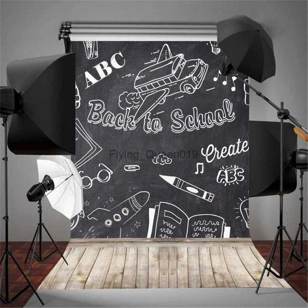 Hintergrundmaterial, 90 x 150 cm, Vinyl, „Back to School“, Tafel, Fotografie-Hintergrund, Fotohintergrund, Requisite YQ231003