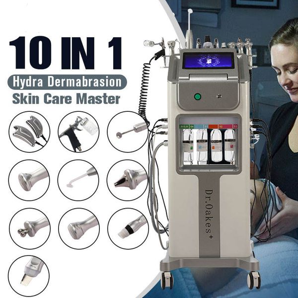 Профессиональный аппарат для глубокой очистки лица, микродермабразия, кислородный уход за кожей лица, машина для глубокого очищения лица