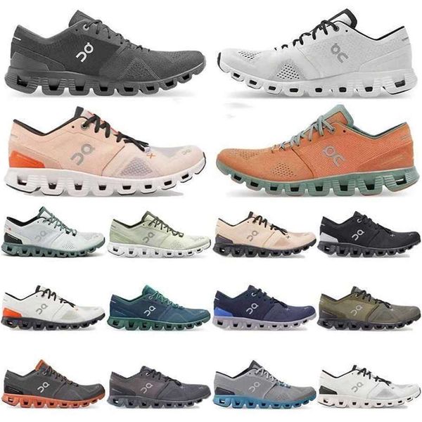 Designer Running Shoes Cloud X Cloud para homens e mulheres 0N Rose Sand Swiss Engineering Workout e Cross Outdoor Lightweight Sports TrainersBlack Cat 4s TNs Mens Shoes