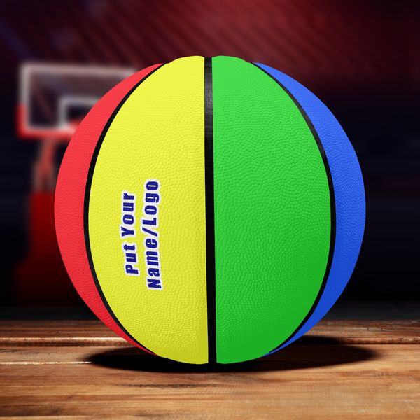 benutzerdefinierter Basketball DIY Basketball Jugendliche Männer Frauen Jugend Kinder Outdoor-Sportarten Basketballspiel Team-Trainingsausrüstung Fabrik-Direktverkauf ST3-32