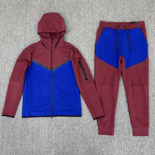 felpe con cerniera laterale sul bracciolo autunno / inverno di lusso felpe sportive Abbigliamento sportivo Tech Sports Pantaloni sportivi Abbigliamento da allenamento Felpa da allenamento con cerniera