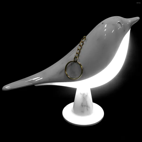 Lampada da parete Creative Bird Night Light Forma Comodino Tavolo Touch Fragrance
