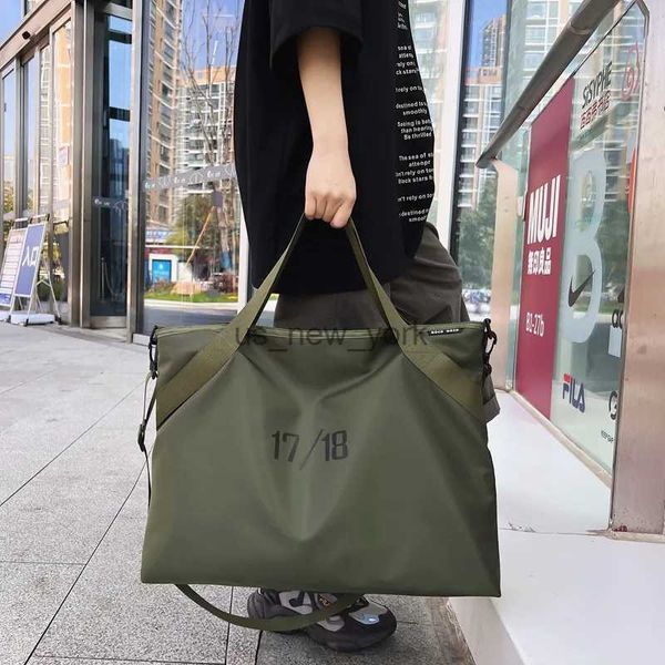 Tipes tiptoegirls anti-tear nylon saco de bolsas grandes para mulheres saco de ombro simples de lazer sólido preto verde lady saco de bolsas de mensageiro 240407