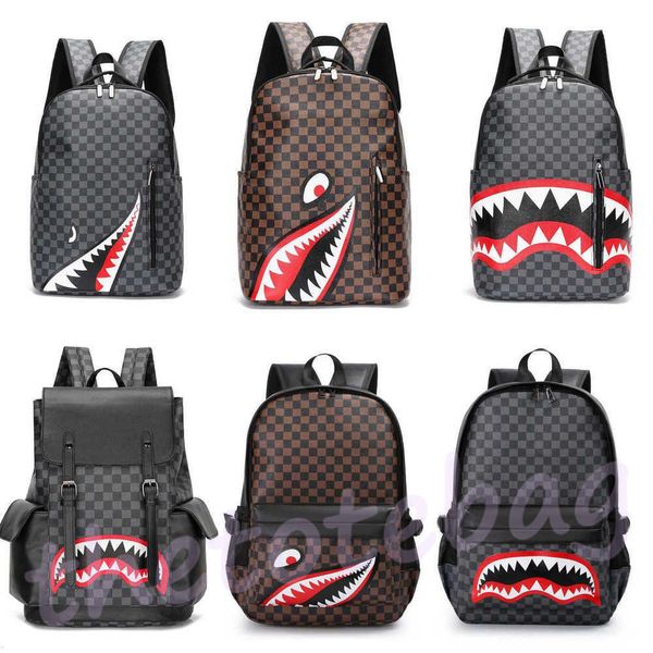 Дизайнерские рюкзаки для ноутбуков Модный бренд Мужской рюкзак Большая сумка для книг Роскошная кожаная женская студенческая школьная сумка для мужчин Дорожная сумка Pack