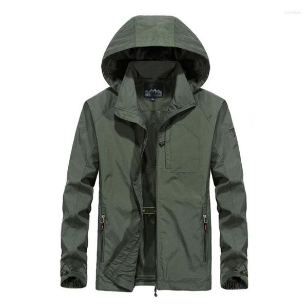 Giacche da uomo Giacca Primavera Autunno Sottile Casual per adolescenti Giovani Plus Cappotto sportivo con cappuccio di grandi dimensioni Giacca a vento Esterno Bello