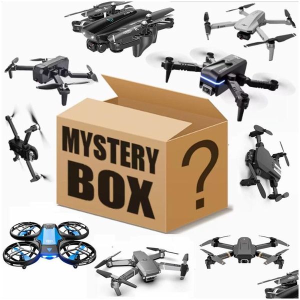 Drones 50% Off Mystery Box Lucky Bag Rc Drone com câmera 4K para Adts Crianças Controle Remoto Menino Presentes de Aniversário de Natal Drop Delivery Dhtie