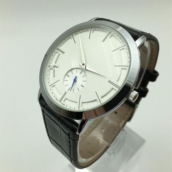 Su 40mm piccoli orologi da uomo in pelle al quarzo a tre aghi moda casual da uomo vestono orologi firmati interi regali maschili polsowatc258C