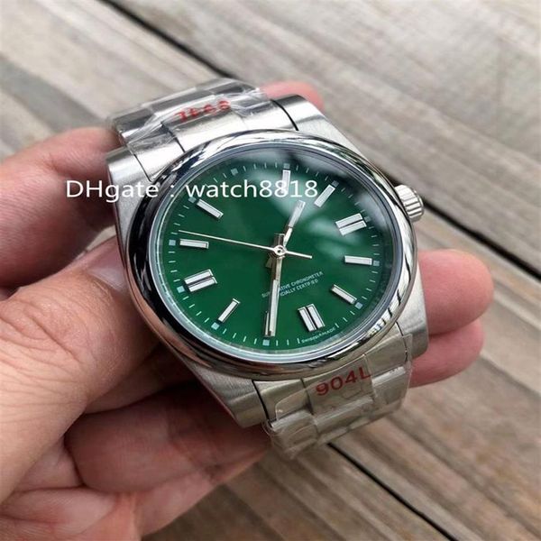 Orologio da uomo di moda 9 colori 40mm 36mm 2813 verde Movimento automatico SS Uomo Designer meccanico Datejust sportivo Orologi 202f