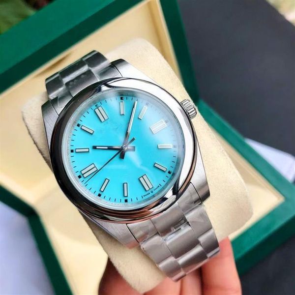 L'ultimo orologio meccanico completamente automatico di ultima moda misura 41mm quadrante a sette colori movimento impermeabile opzionale specchio zaffiro per me224k