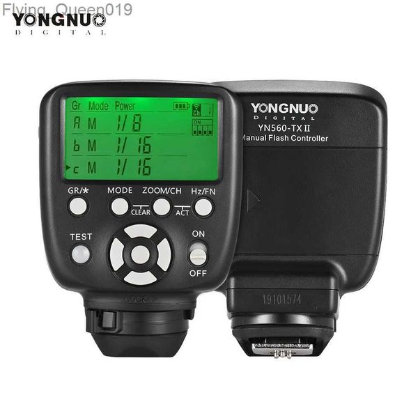 Головки вспышки YONGNUO YN560-TX II, беспроводной триггерный контроллер вспышки для Yongnuo YN-560III YN560IV RF-602 RF-603 II для YQ231004